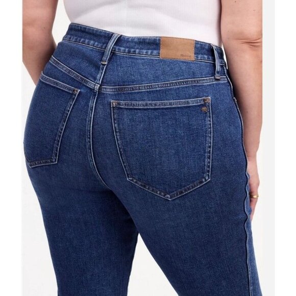 Madewell Women's Plus Stovepipe Jeans Cotton Tencel Fit Size W 37 $128 NWT - Picture 2 of 8